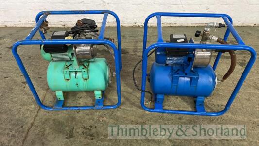 2 electric water pumps