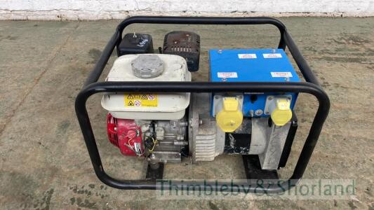 Stephill dual voltage petrol generator RMP