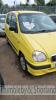 HYUNDAI AMICA SI AUTO - X953 ACF Date of registration: 30.09.2000 999cc, petrol, 4 speed auto, yellow Odometer reading at last MOT: 82,388 miles MOT expiry date: 14.01.2022 No key, V5 available - 2