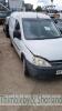 VAUXHALL COMBO 1700 DI - GF54 EBO Date of registration: 29.09.2004 1686cc, diesel, 5 speed manual, white Odometer reading at last MOT: 99,051 miles MOT expiry date: 22.10.2020 No key, V5 available - 2