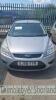 FORD FOCUS STYLE 100 AUTO - SJ58 VYB Date of registration: 17.09.2008 1596cc, petrol, 5 speed manual, silver Odometer reading at last MOT: 98,080 miles MOT expiry date: 29.03.2021 No key, V5 available This vehicle was the subject of a category S insuran