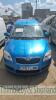 SKODA ROOMSTER 2 16V 105 A - CP07 LMK Date of registration: 15.07.2007 1598cc, petrol, 6 speed auto, blue Odometer reading at last MOT: 173,489 miles MOT expiry date: 01.04.2002 No key, V5 available This vehicle was the subject of a Category S insurance