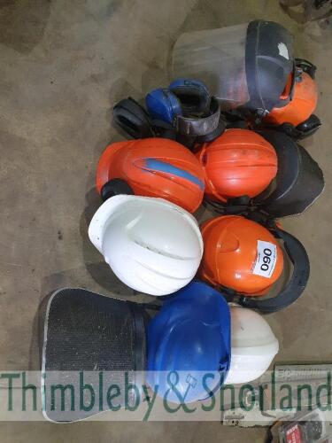 7 safety helmets/chain saw helmets