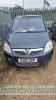 VAUXHALL ZAFIRA ELITE CDTI - EN10 ODP Date of registration: 20.07.2010 1910cc, diesel, 6 speed manual, blue Odometer reading at last MOT: 74,638 miles MOT expiry date: 20.09.2021 No key, V5 available