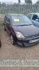 FORD FIESTA STYLE AUTO - EF57 DXT Date of registration: 13.12.2007 1596cc, petrol, 4 speed auto, black Odometer reading at last MOT: 96,655 miles MOT expiry date: 27.11.2021 No key, V5 available This vehicle was the subject of a Category C insurance los - 2