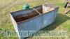 Riveted water trough - 2