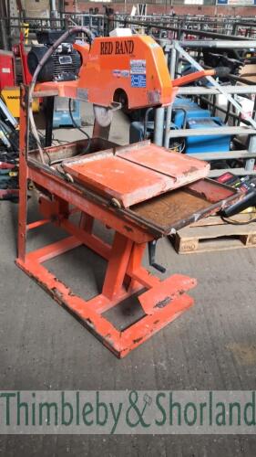 Redband 110v brick saw (2017)