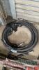 Pair of hydraulic hoses for JCB Beaver etc