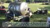 Water tank on single axle trailer - 2