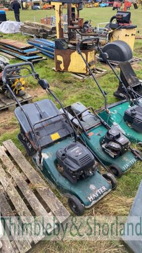 4 Hayter mowers