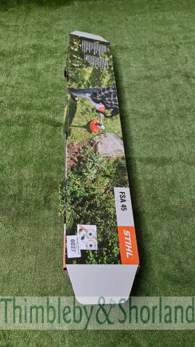 Stihl FSA45 cordless strimmer (2021) unused