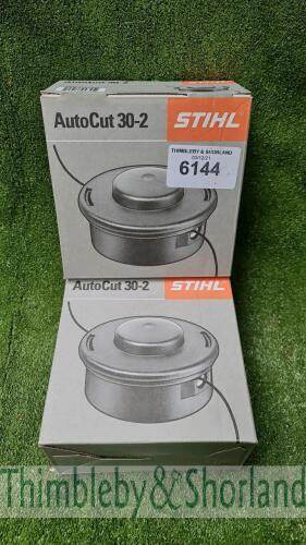 2 no Stihl Autocut 30-2 strimmer heads