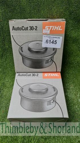 2 no Stihl Autocut 30-2 strimmer heads