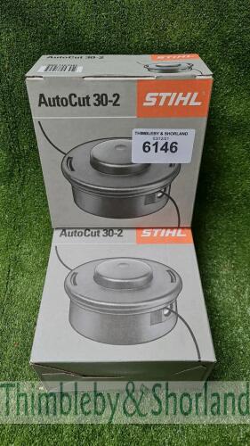 2 no Stihl Autocut 30-2 strimmer heads