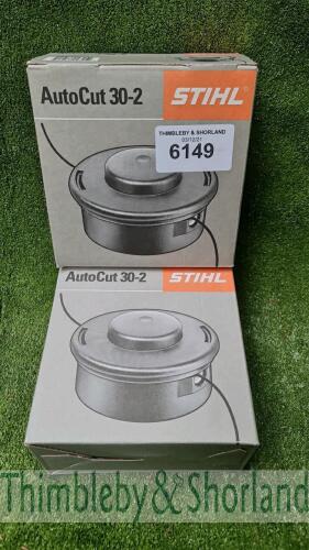 2 no Stihl Autocut 30-2 strimmer heads