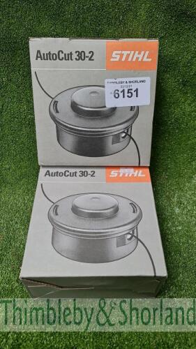 2 no Stihl Autocut 30-2 strimmer heads