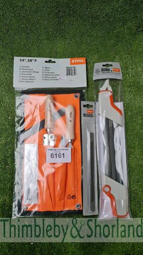 Stihl 1/4in - 3/8 sharpening kit and file holder