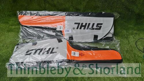 2 Stihl chain saw carry bags