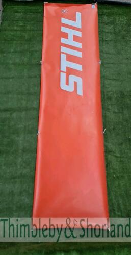 Stihl display banner 3m x 80cms