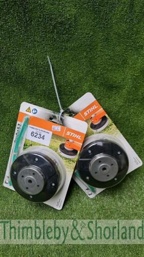 2 Stihl Durocut 5-2 strimmer heads