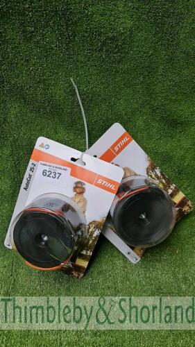 2 Stihl autocut 25-2 strimmer heads