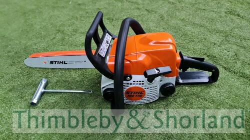 Stihl MS170 petrol chain saw (2020) no chain, 12in bar