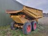 Richard Weston twin axle 13T dump trailer (1990) Independent axles - 4