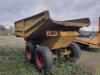 Richard Weston twin axle 13T dump trailer (1990) Independent axles - 5