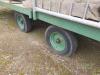 Twin axle 18ft low load trailer Manual ramps, bed lashing rings - 4