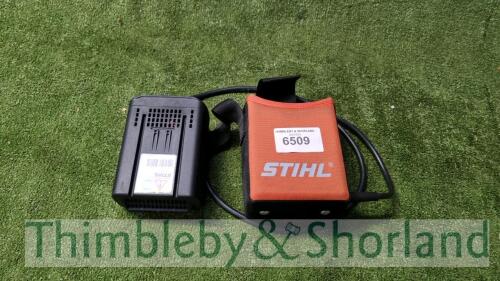 Stihl hip mounted battery carrier
