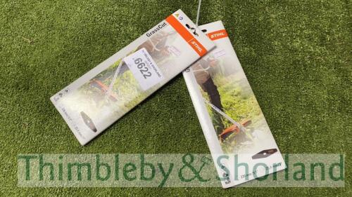 2 Stihl grass cut blades 230mm