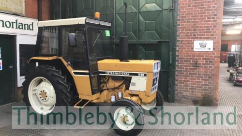 International Industrial 1-248 tractor (1984) Registration No: A987 TBW 2900cc, diesel Fully restored with additional 3 point linkage to original With V5 registration document