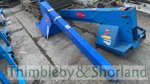 Telescopic forklift jib