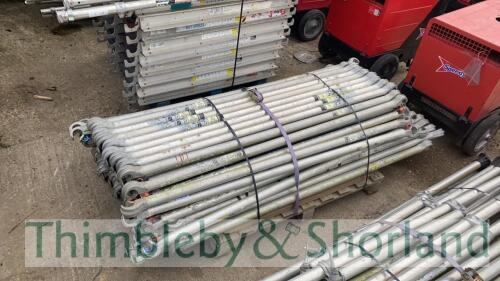 Scaffold tower poles