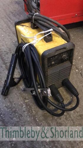 Esab caddy 180 welding inverter & leads gwo