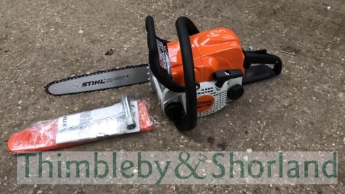 New Stihl MS170 chain saw